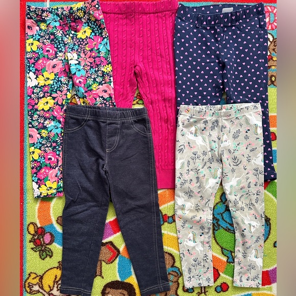 Carter's Other - Toddler girls 🧒 bundle of leggings 🩷